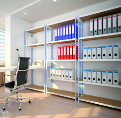 Estanterías metálicas para oficinas