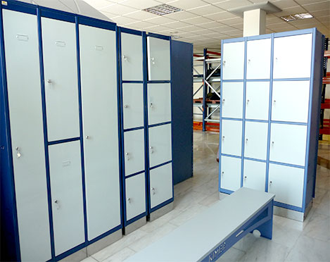 Taquillas metálicas vestuario centros comerciales, oficinas, locales, almacenes